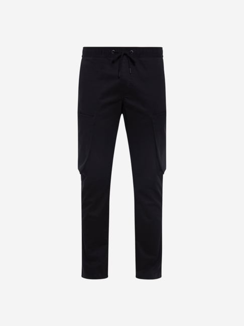 Buy Nuon by Westside Black Carrot Fit Rodeo Cargo Pants Online at Best ...