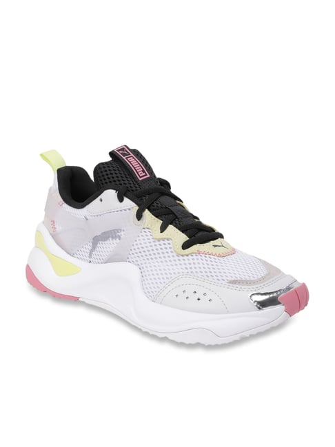 Buy Puma Rise Contrast White Sneakers from top Brands at Best