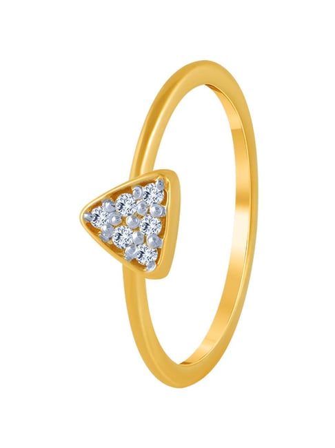 Buy Esrat Fine Diamond Ring 18 KT yellow gold (3.92 gm). | Online By  Giriraj Jewellers