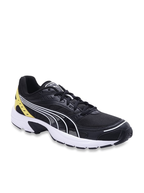 puma axis yellow running shoes