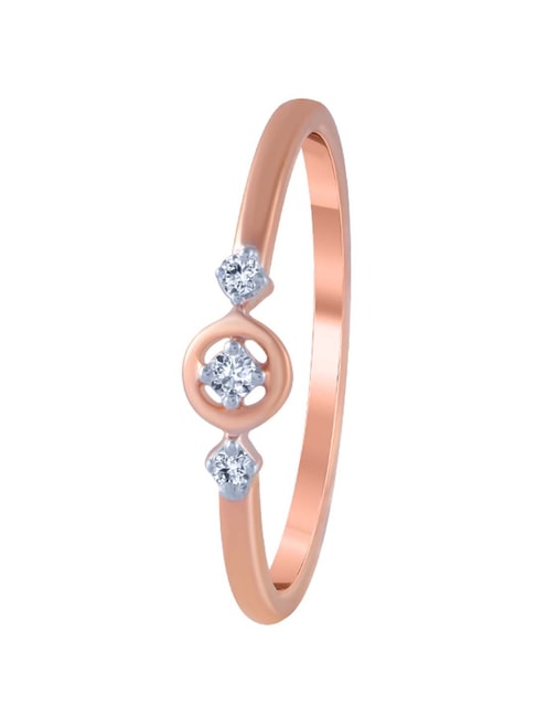 PC Chandra Diwali offer: Exquisite Rose Gold Diamond Ring for Men