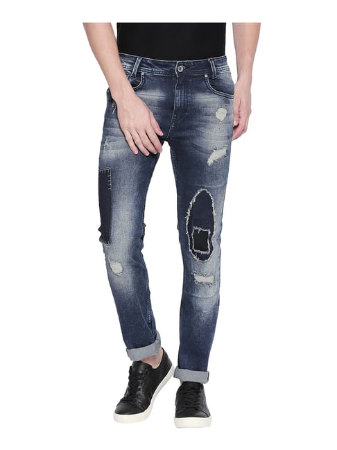 mufti distressed jeans