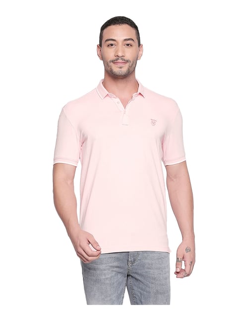 light pink polo t shirt