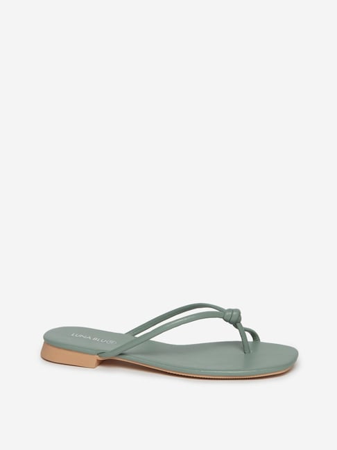 Buy LUNA BLU by Westside Sage Thong Strap Sandals For Women Online At ...