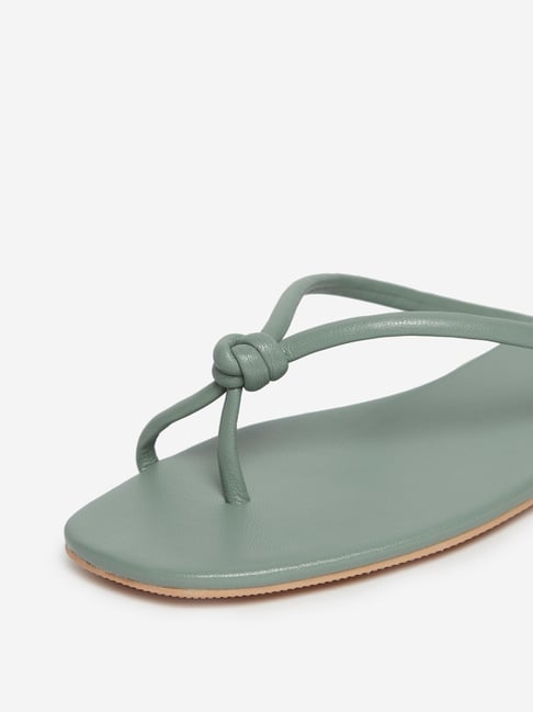 Buy LUNA BLU by Westside Sage Thong Strap Sandals For Women Online At ...