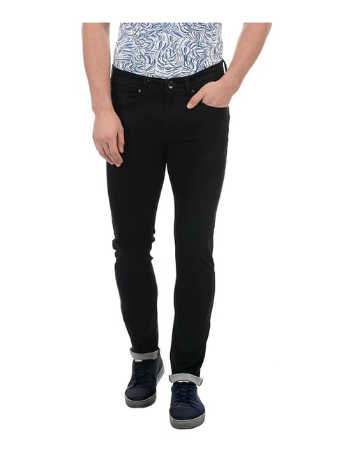 Pepe Jeans Black Slim Fit Low Rise Jeans