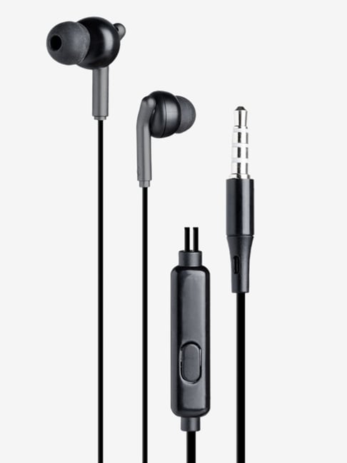 Zebronics Zeb-Bro Wired Earphone With Mic (Black)