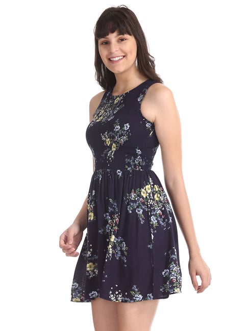 Buy Aeropostale Blue Printed Dress for Women Online Tata CLiQ