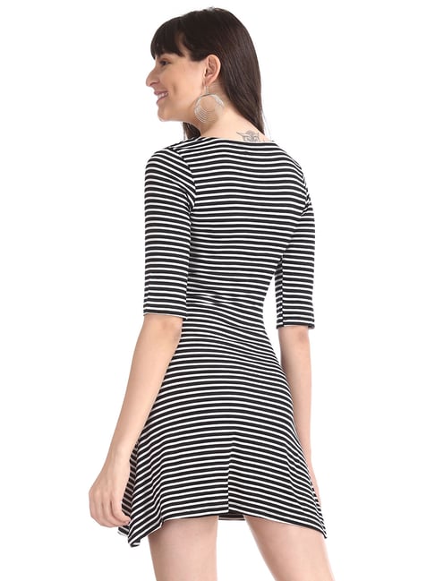 Buy Aeropostale Black Striped Dress for Women Online @ Tata CLiQ