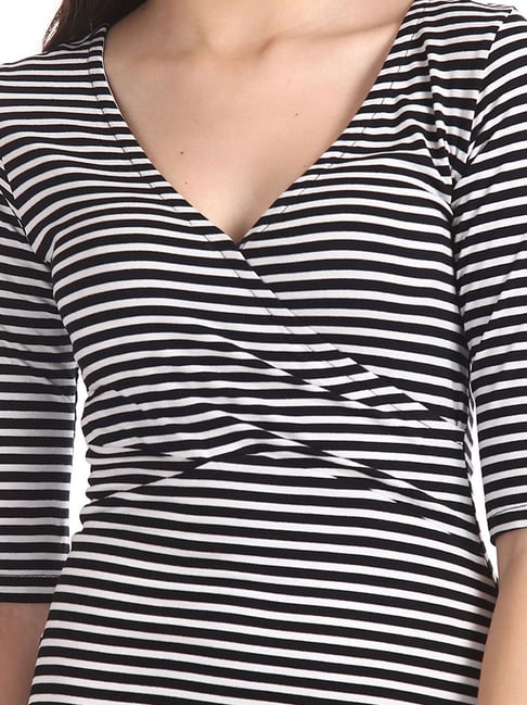Buy Aeropostale Black Striped Dress for Women Online Tata CLiQ