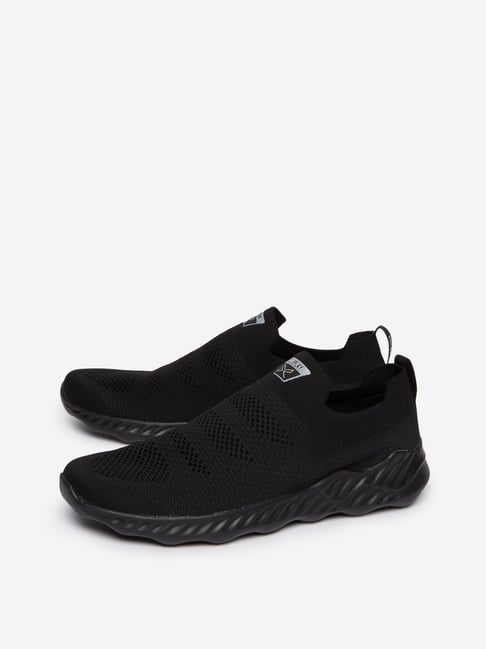 Buy SOLEPLAY by Westside Black Slip-On Sneakers Online at Best Prices ...