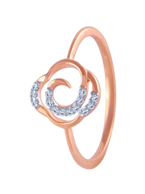 Buy P.C. Chandra Jewellers 18 kt Gold & Diamond Ring Online At Best Price @  Tata CLiQ