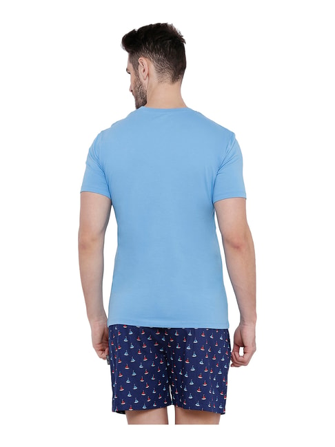 Buy XYXX Blue Cotton T-Shirt & Boxer for Men's Online @ Tata CLiQ