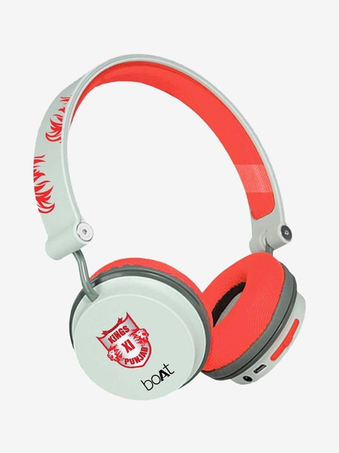 Buy Boat Rockerz 400 T Kings Xi Punjab Edition Bluetooth Wireless Headphone With Extra Bass Red Online At Best Prices Tata Cliq