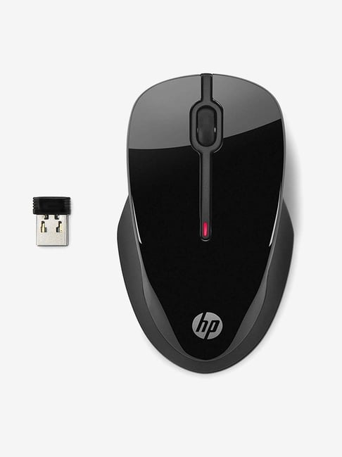 HP 2.4Ghz LED Optical Sensor Wireless Mouse (3FV67AA, Black)