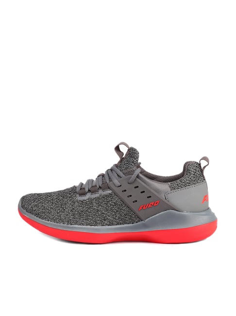 Red Chief Dark Grey Running Shoes 