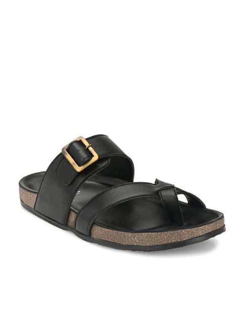 Buy SOLEPLAY Black Cross Strap Sandals from Westside