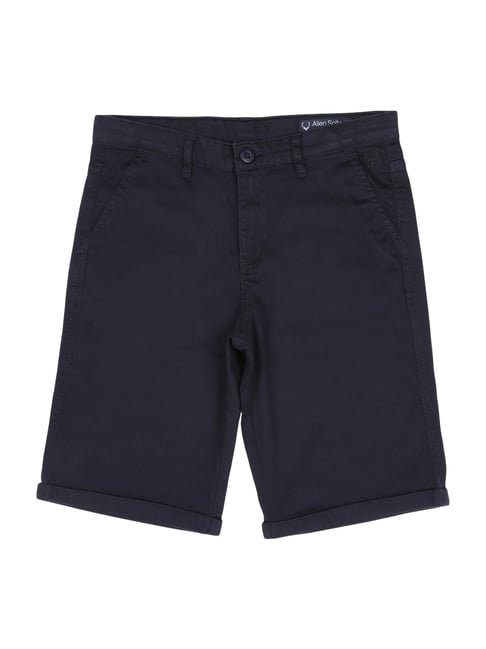 Allen Solly Junior Navy Cotton Bermudas