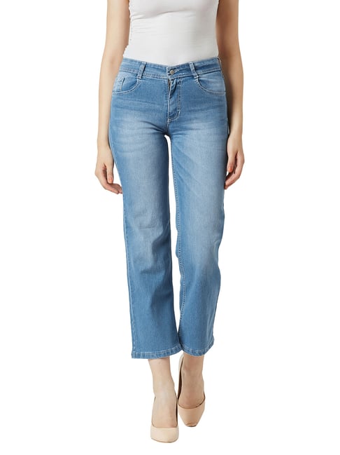 Miss Chase Light Blue Mid Rise Jeans