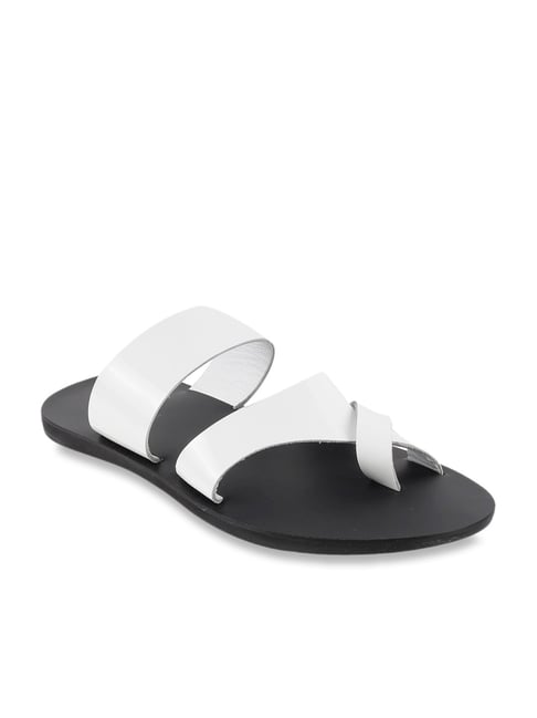 Buy Mochi White Cross Strap Sandals for Men at Best Price Tata CLiQ