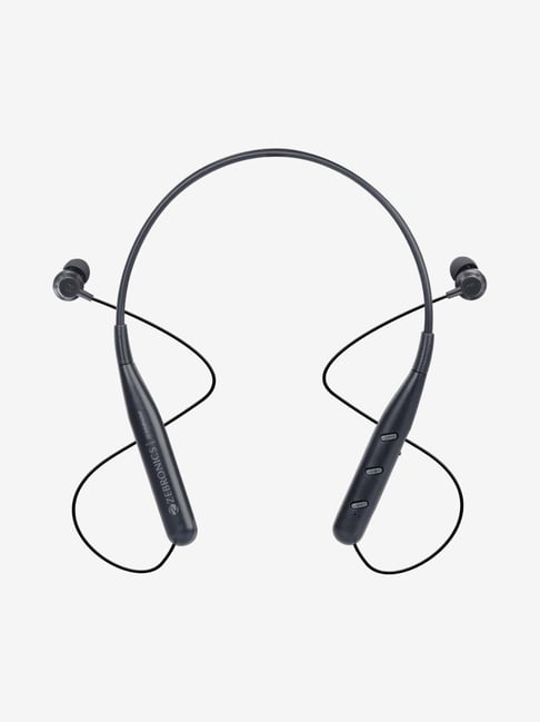 Buy Zebronics Wireless Bluetooth Earphone With Neckband And Voice Assistant Zeb Symphony Black Online At Best Prices Tata Cliq