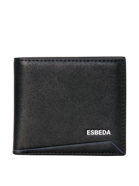 Buy Esbeda Black Casual Rfid Bi Fold Wallet for Men Online At Best