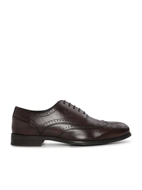red tape brown brogue shoes
