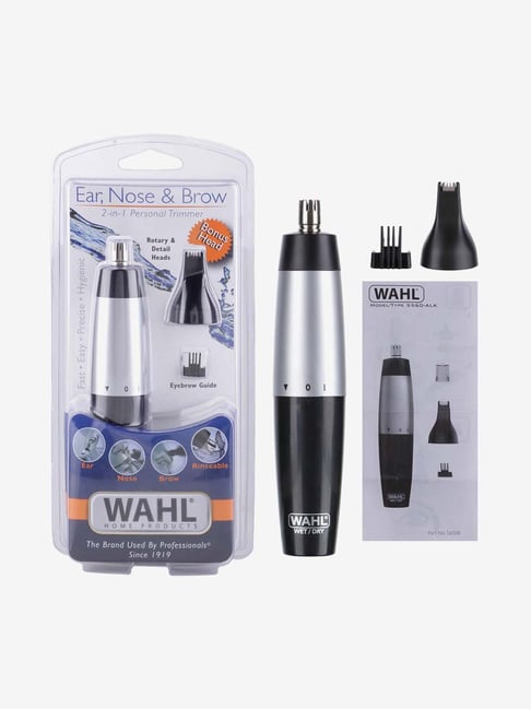 Wahl Ear Nose and Brow Cordless Trimmer for Men (Black)