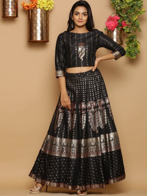 White and Pink Floral Printed Girls Crop Top Lehenga Choli in Latur at best  price by DHAGA FASHION - Justdial
