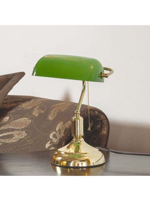 Kapoor E Illuminations Green Study Table Lamp Set of