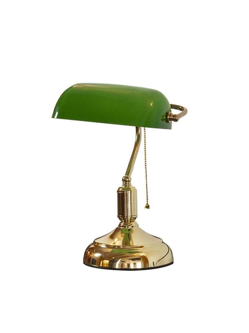 Kapoor E Illuminations Green Study Table Lamp Set of