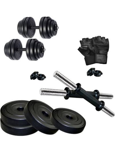 FITMAX 10 kg Home Gym Combo (Black)-FITMAX-Footwear-TATA CLIQ