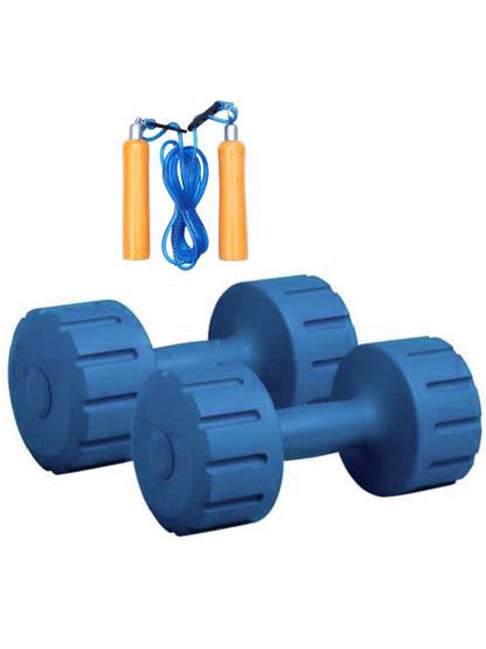 Fitmax DM PVC 3KG Combo Home Gym Kit (Blue)-FITMAX-Footwear-TATA CLIQ