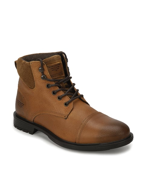 Buy Red Tape Tan Derby Boots for Men at Best Price @ Tata CLiQ