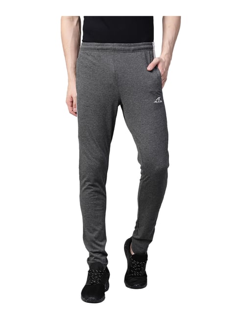 Alcis Dark Grey Mid Rise Track Pants