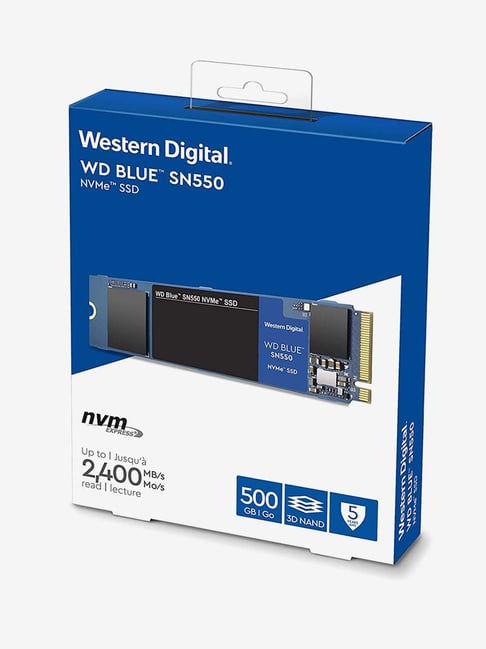 Buy WD Blue SN550 NVMe 500GB M.2 PCIE Gen3 Internal SSD Online At
