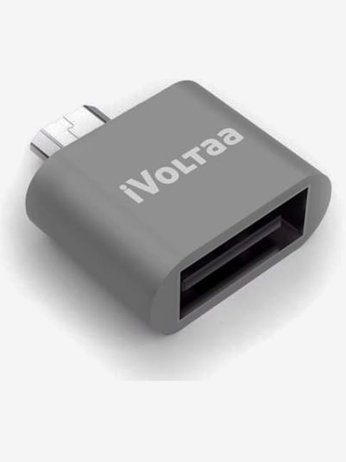 iVoltaa Micro USB OTG Adapter Grey