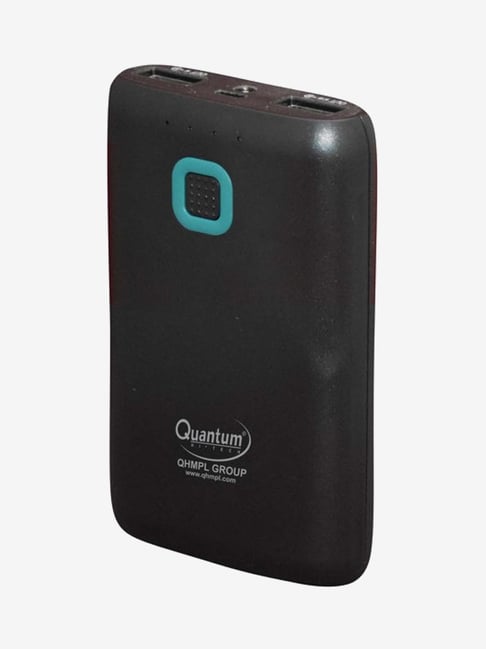 Quantum Dual Output Ports 6000 mAh Power Bank Black