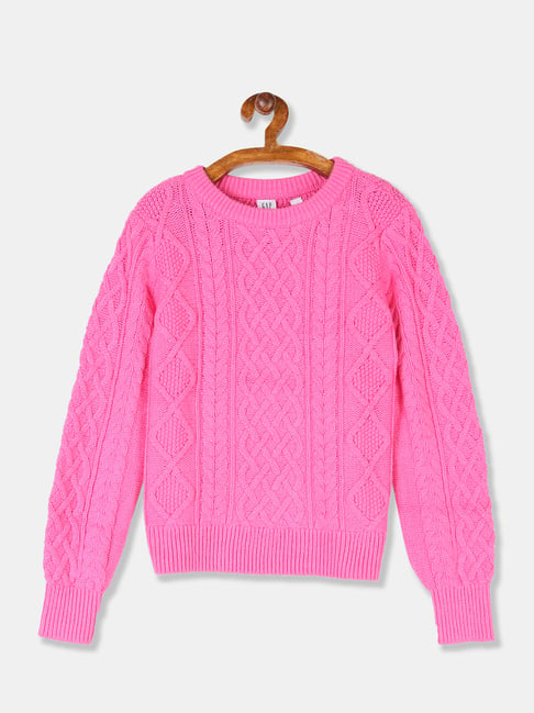 gap pink sweater