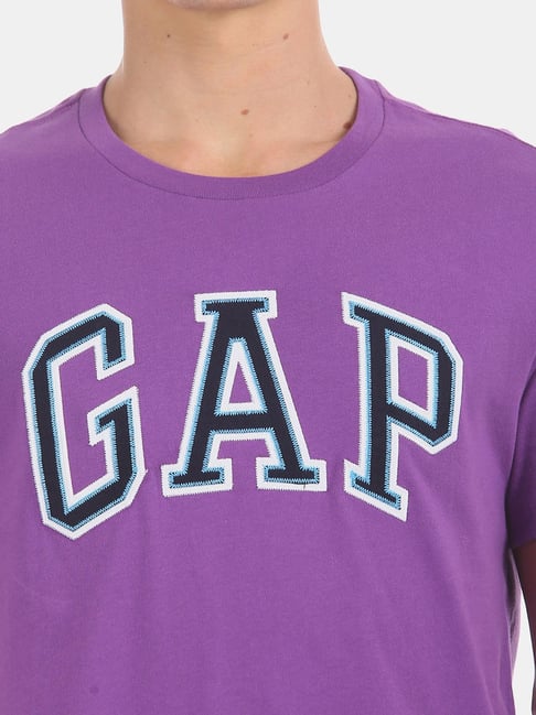 Buy GAP Purple T-Shirt Online at Best Prices | Tata CLiQ