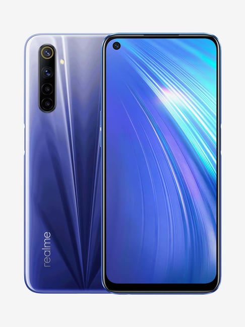 RealMe 6 64 GB (Comet Blue) 6 GB RAM, Dual...