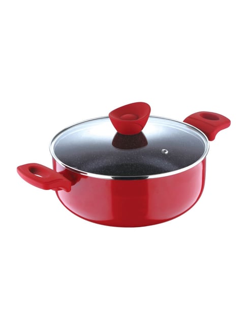 Buy Bergner Bellini Plus Red Casserole with Lid Set of at Best