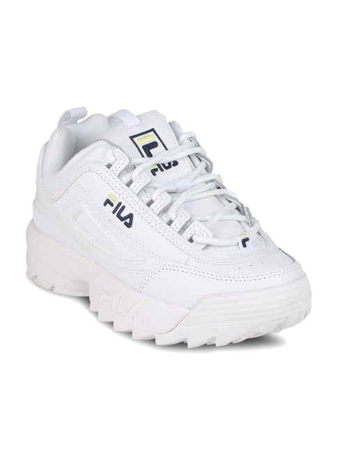 Passief automaat vrouwelijk Buy Fila Disruptor II White Sneakers for Women at Best Price @ Tata CLiQ