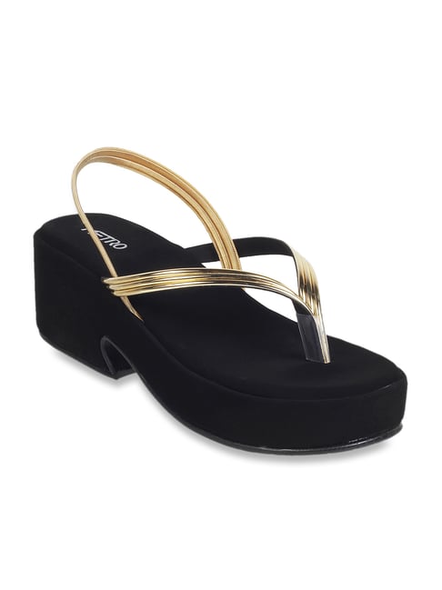 Buy Metro Kids Black Sling Back Sandals from top Brands at Best Prices  Online in India | Tata CLiQ