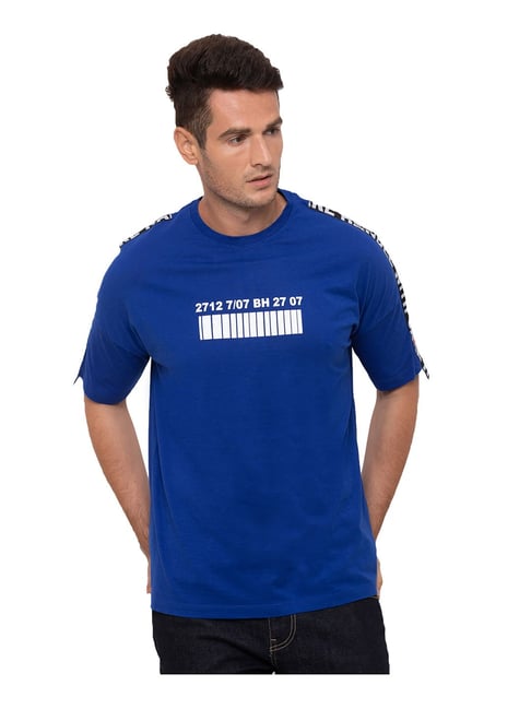 Crew Royal Blue Tee - Kasual