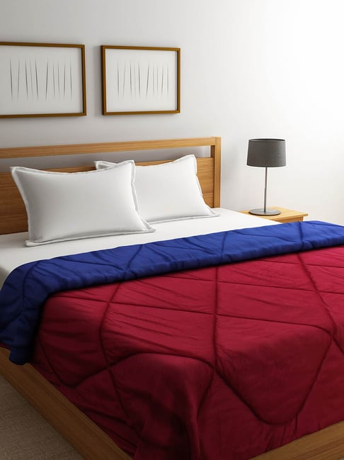 Romee Maroon 150 Tc Comforter Set Of 1 From Romee At Best Prices On Tata Cliq