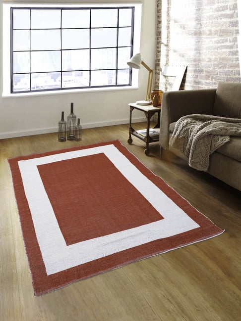 Romee Red & White Rug - Set of 1