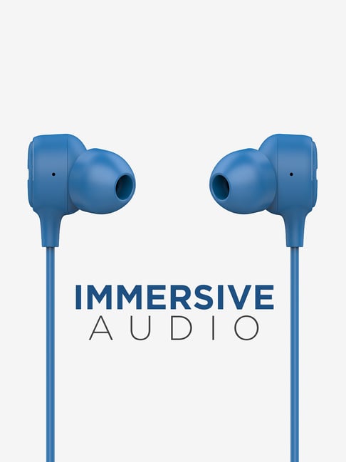 Buy boAt BassHeads 103 T Wired Earphones (Blue) Online At Best Price Tata CLiQ