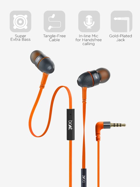 Buy boAt BassHeads 220 T Wired Earphones Online At Best Price Tata CLiQ