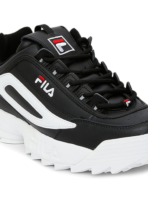 Fila disruptor men's black on sale